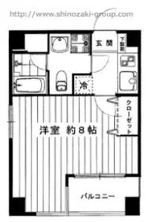 リベルタII【6階】の間取り