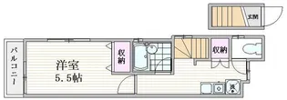 五反野ハウス【2階】の間取り