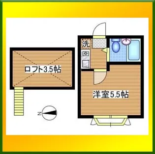 関口コーポ【2階】の間取り