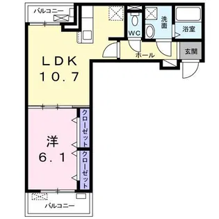 エルドランド・グリーン【3階】の間取り