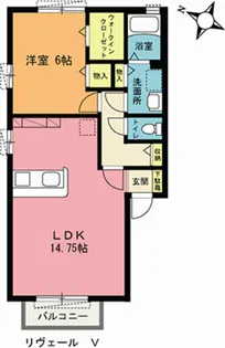 リヴェールV【1階】の間取り