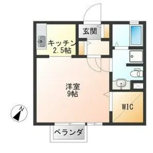 モナリエODA【1階】の間取り