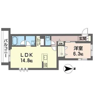 グラン ノアール【4階】の間取り