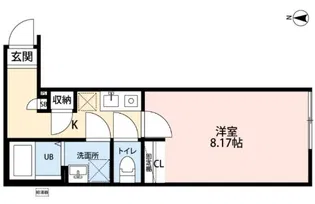 レジダリア西所沢【1階】の間取り
