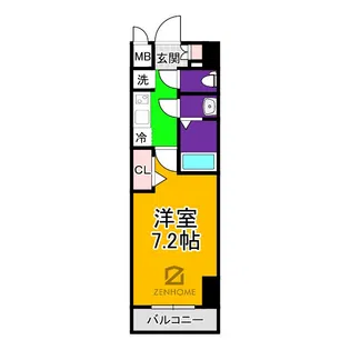 アドバンス名古屋モクシー【9階】の間取り