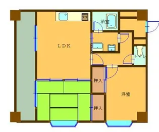 ルミエールハイツ南栄【4階】の間取り