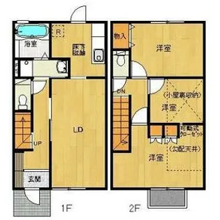 兵庫県明石市松江【一戸建】の間取り