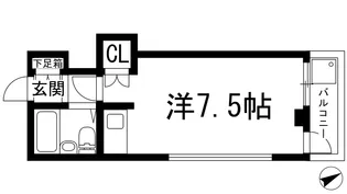 宝塚マナーハウス【3階】の間取り