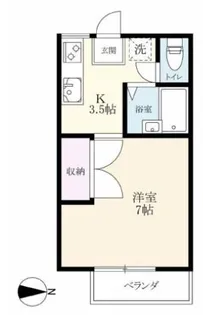 クラウンハイツI【2階】の間取り