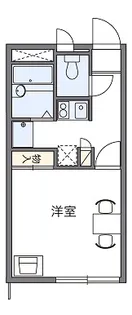 レオパレス清水山【1階】の間取り