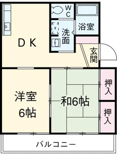 マンションふじ【3階】の間取り