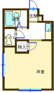 冨士見ハイツ【2階】の間取り