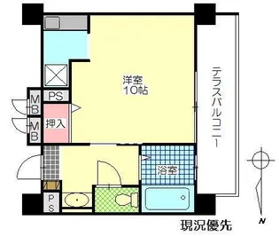ラ・ポート別府【2階】の間取り