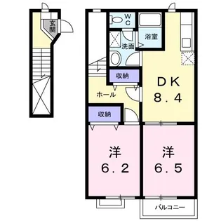 シェーネ ホフ【2階】の間取り