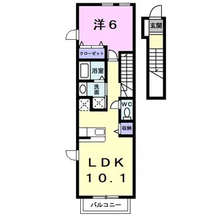 愛知県碧南市平七町5【アパート】の間取り