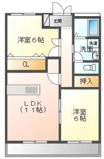 サン・オーレ奈良津【3階】の間取り