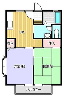 岩手県盛岡市岩脇町【アパート】の間取り