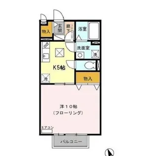 サンベルテ【1階】の間取り