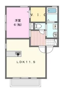 カサロス【2階】の間取り