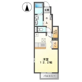 ラ・クラインIII【1階】の間取り