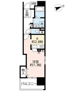 URアーバンラフレ鶴舞公園【7階】の間取り