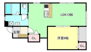 imperial muro【1階】の間取り