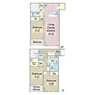 GRAN GATE RESIDENCEの間取り