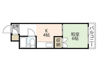 カーサ21【4階】の間取り