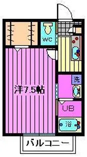 ディアコート南浦和【1階】の間取り