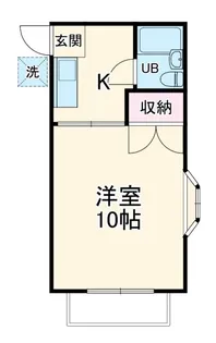 レオハイツ【2階】の間取り