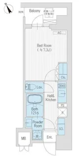 ハレマカニ御苑【11階】の間取り
