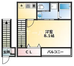 クラシオ北習志野【2階】の間取り