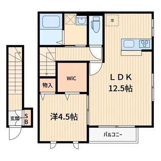 ロート パルーデ【2階】の間取り