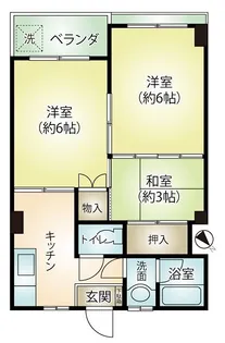 キャピタル美代元【2階】の間取り