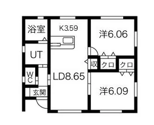 福島県郡山市安積町日出山4【一戸建】の間取り