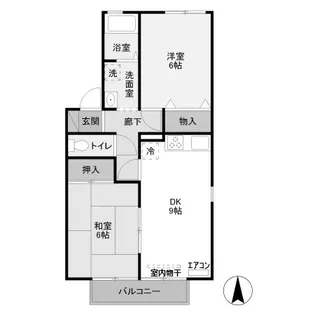 メゾン・ブランシェ B【2階】の間取り