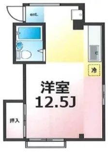 コーポサンノーブル【3階】の間取り