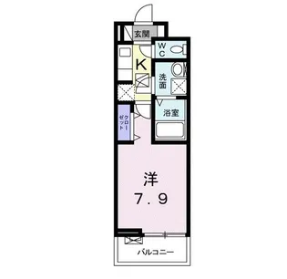 K-3.四条大路【1階】の間取り
