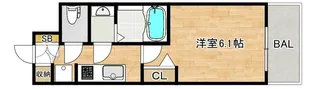 大阪府大阪市東住吉区桑津1【マンション】の間取り