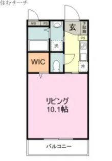 カーサセレーナ【4階】の間取り