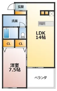 Sakura Garden 東刈谷 A館【3階】の間取り