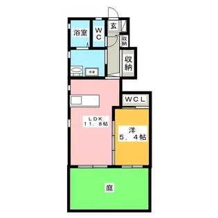 パラシオン【1階】の間取り