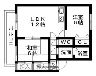 グランシャリオ【1階】の間取り