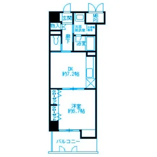 神奈川県横浜市港北区新横浜3【マンション】の間取り