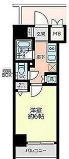 グランダジュール八丁堀【5階】の間取り