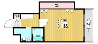 プラ・ディオ森小路【4階】の間取り