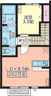 ファインヒルズII【2階】の間取り