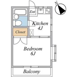 スワンレイク山手【2階】の間取り