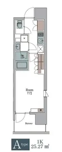 N’sパークレジデンス新宿御苑【8階】の間取り