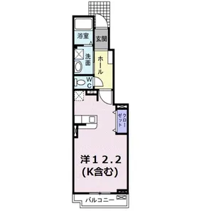 広島県福山市川口町1【アパート】の間取り